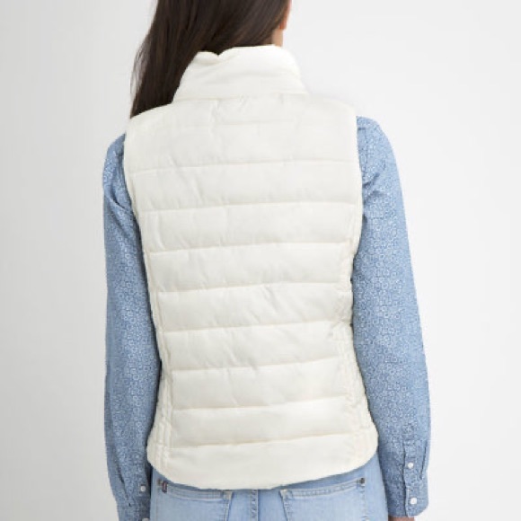 Calvin Klein Jackets & Blazers - Calvin Klein Performance White Quilted Puffer Sherpa Hooded Vest